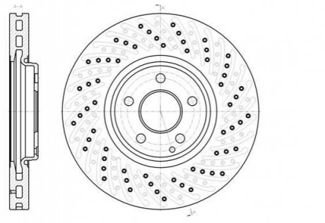 Тормозной диск ROADHOUSE 61123.10 (фото 1)