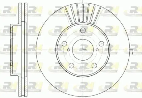 Фото гальмівний диск ROADHOUSE 6640.10 Гальмівний диск ROADHOUSE 6640.10