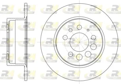 Тормозной диск ROADHOUSE 6283.00