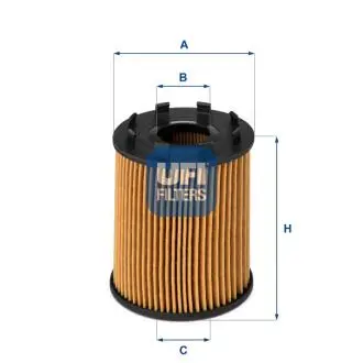 Фильтр масляный 1.3MJET ft Fiat Doblo 00-09 UFI 25.043.00