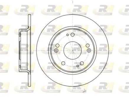 Гальмівний диск ROADHOUSE 61175.00