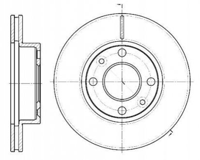 Тормозной диск ROADHOUSE 61162.10 (фото 1)
