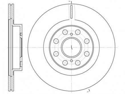 Тормозной диск ROADHOUSE 6961.10 (фото 1)