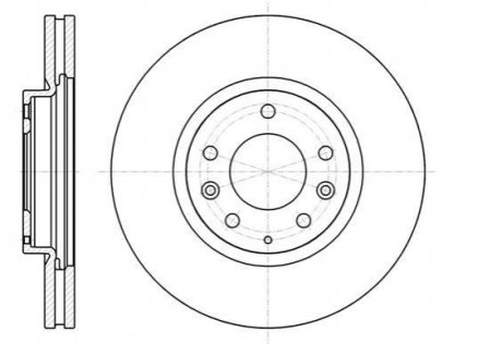 Тормозной диск ROADHOUSE 61236.10 (фото 1)