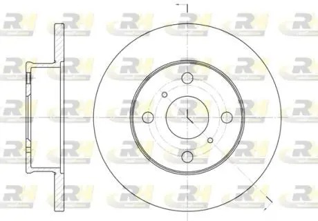 Тормозной диск ROADHOUSE 6401.00