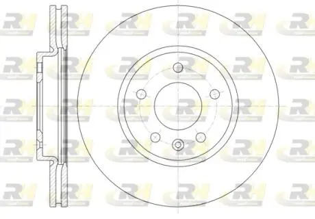 Гальмівний диск ROADHOUSE 61314.10