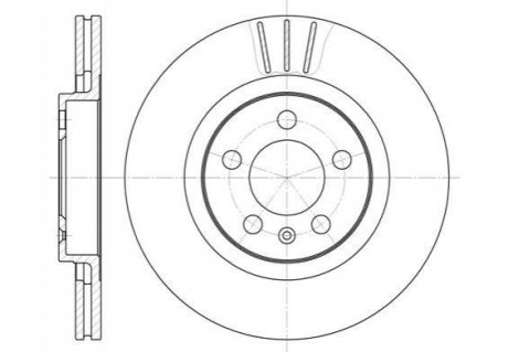 Тормозной диск ROADHOUSE 6546.10 (фото 1)