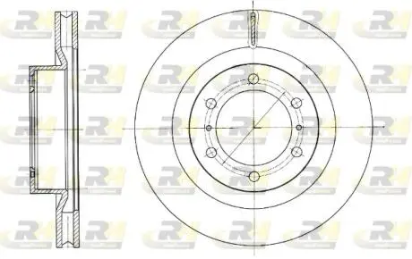 Гальмівний диск ROADHOUSE 61331.10