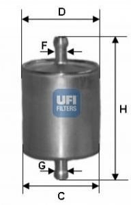 Топливный фильтр UFI 31.836.00