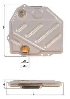 Масляный фильтр MAHLE / KNECHT HX48