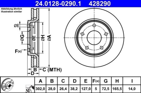 Не поставляется ATE 24.0128-0290.1