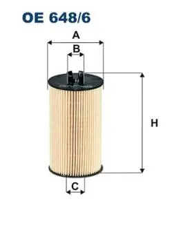 Фiльтр масляний FILTRON OE6486