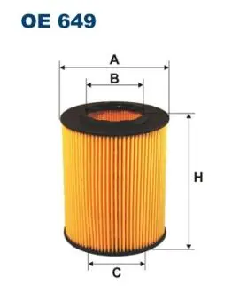 Фiльтр масляний FILTRON OE649
