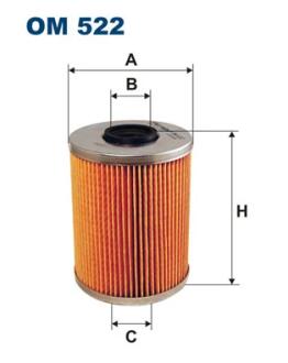 Фiльтр масляний FILTRON OM522