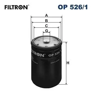 Фiльтр масляний FILTRON OP5261