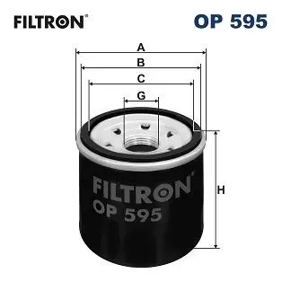 Фiльтр масляний FILTRON OP595