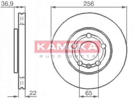 Тормозные диски KAMOKA 1031854