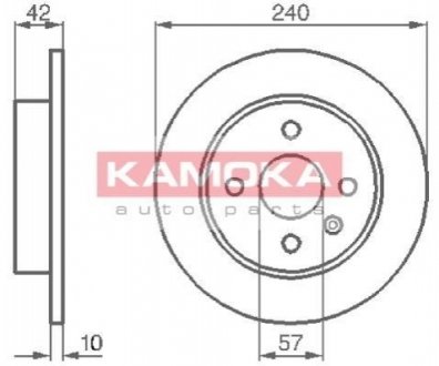 Тормозные диски KAMOKA 1032086