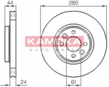 Тормозные диски KAMOKA 1032248