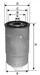 Фiльтр паливний SOFIMA S4394NR