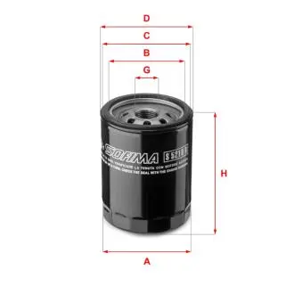 Фiльтр масляний SOFIMA S5210R