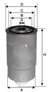 Фильтр топливный SOFIMA S7H2ONR (фото 1)