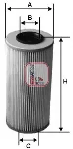 Фiльтр масляний SOFIMA S3380PO