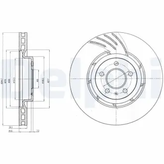Тормозные диски Delphi BG9052