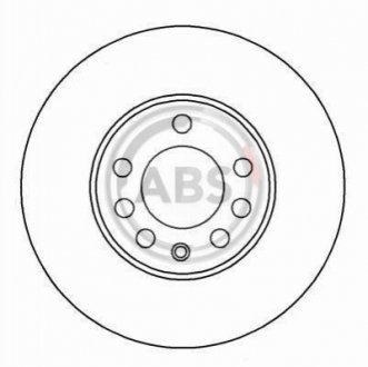 Гальмiвнi диски A.B.S. 16486 (фото 1)