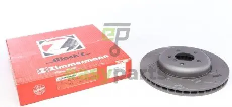 Диск гальмівний (передній) BMW 5 (F10/F11)/6 (F06/F13) 09- (R) (348x30) (з покр.) (з прорезом) (вент) ZIMMERMANN 150348355