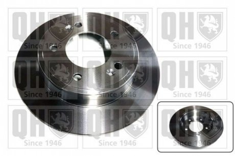 Гальмiвнi диски Kia Ceed/Cerato/Soul/Hyundai i30/Elantra 12- QUINTON HAZELL BDC6108 (фото 1)