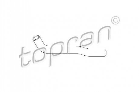 Шланг радiатора TOPRAN / HANS PRIES 101452 (фото 1)
