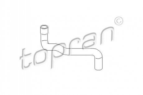 Шланг радiатора TOPRAN / HANS PRIES 109010 (фото 1)