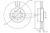 Гальмiвнi диски Audi A3/Skoda Fabia/Octavia/VW Golf IV 96- TOMEX 7204 (фото 1)