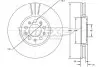 Гальмiвнi диски Audi A3/Skoda Fabia/Octavia/VW Golf IV 96- TOMEX 7204 (фото 1)