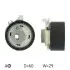 SKF FORD ролик натяжний Maverick,Mazda Tribute 00- VKM 14216