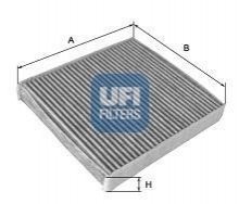 Фильтр, воздух во внутренном пространстве UFI 54.196.00