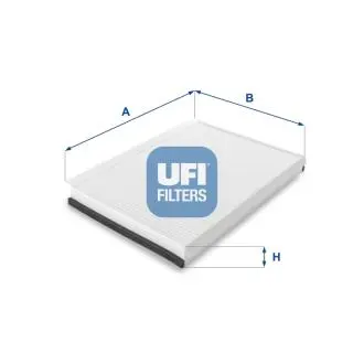 Фильтр, воздух во внутренном пространстве UFI 53.137.00