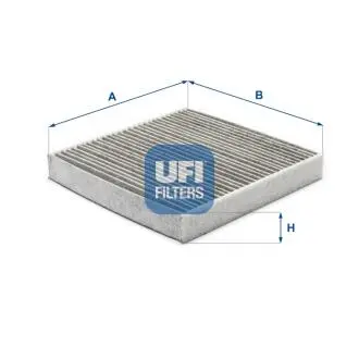 Фильтр, воздух во внутренном пространстве UFI 54.122.00