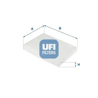 Фильтр, воздух во внутренном пространстве UFI 53.273.00
