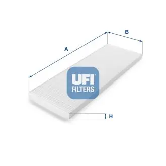 Фильтр, воздух во внутренном пространстве UFI 53.042.00