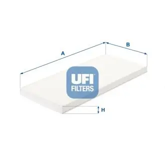 Фильтр, воздух во внутренном пространстве UFI 53.024.00