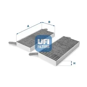 Фiльтр салону UFI 54.173.00