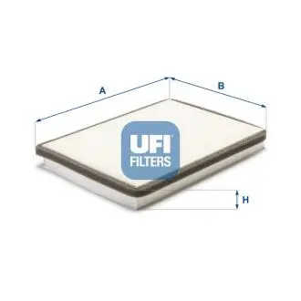 Фильтр, воздух во внутренном пространстве UFI 53.004.00