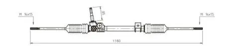Рулевая рейка GENERAL RICAMBI RE4048