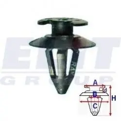 Затиск бампера ELIT R A12954 (фото 1)