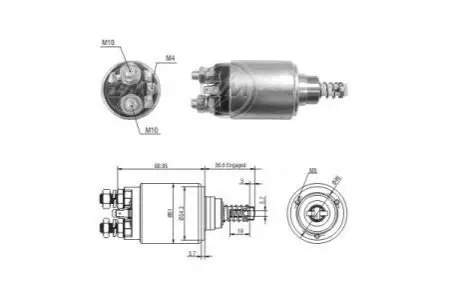 Втягивающее реле ZM ZM8640