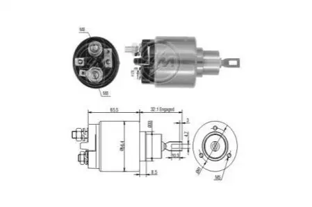 Втягивающее реле ZM ZM573