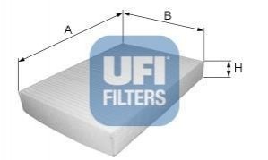 Фiльтр салону UFI 53.033.00