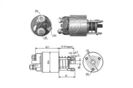Втягивающее реле ZM ZM5395